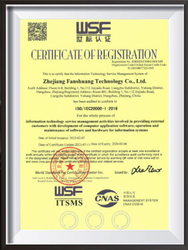 Management System Certificate