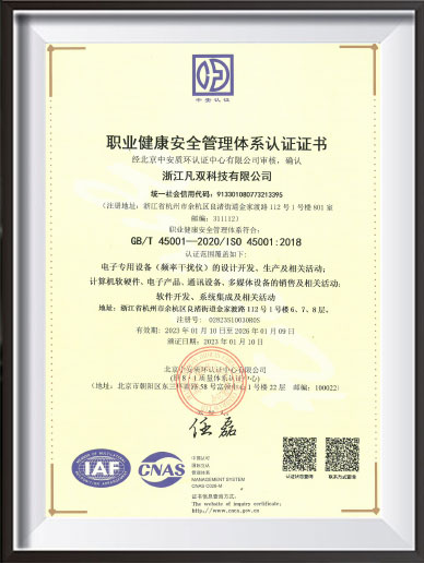 Management System Certificate