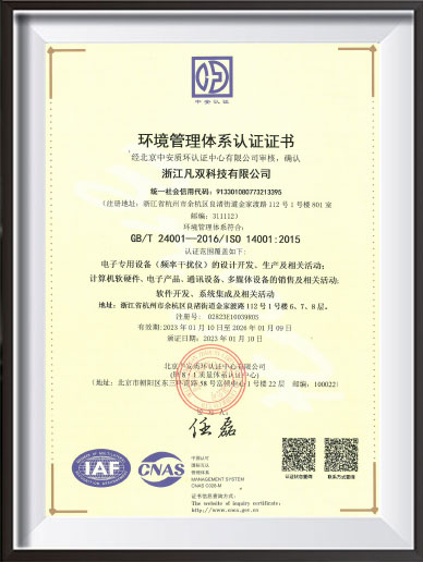 Management System Certificate