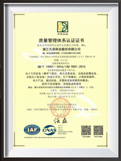 Management System Certificate