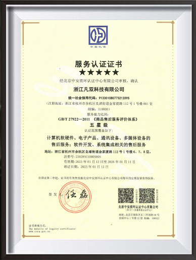 Management System Certificate