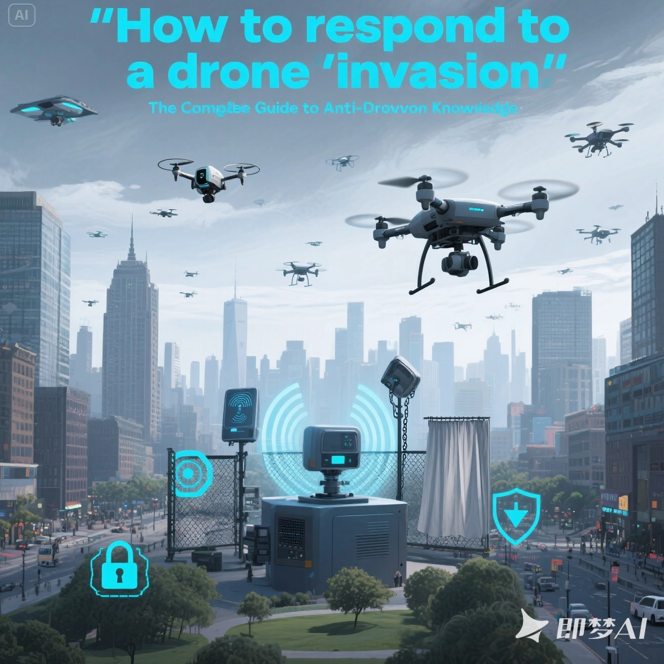 How to deal with drone invasion?